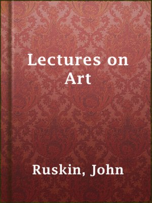 cover image of Lectures on Art